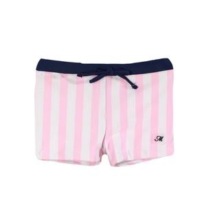 Pink Striped Baby Boy Swim Shorts